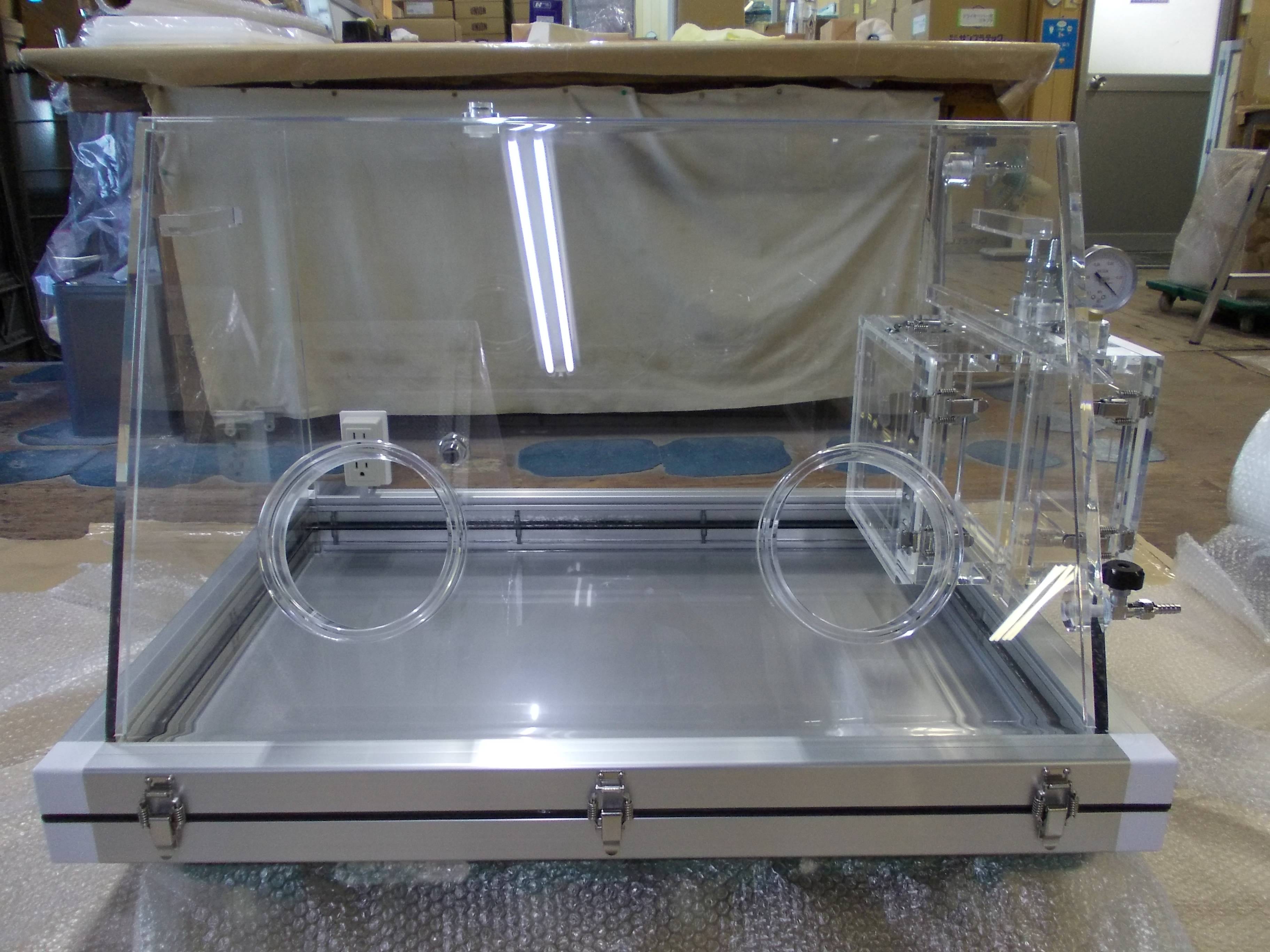 別注ｸﾞﾛｰﾌﾞﾎﾞｯｸｽGS型　W800*D600*H550 底板SUS板仕様