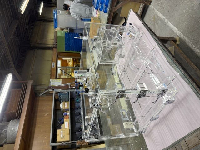 別注常圧型グローブボックス酸素濃度コントローラー付き